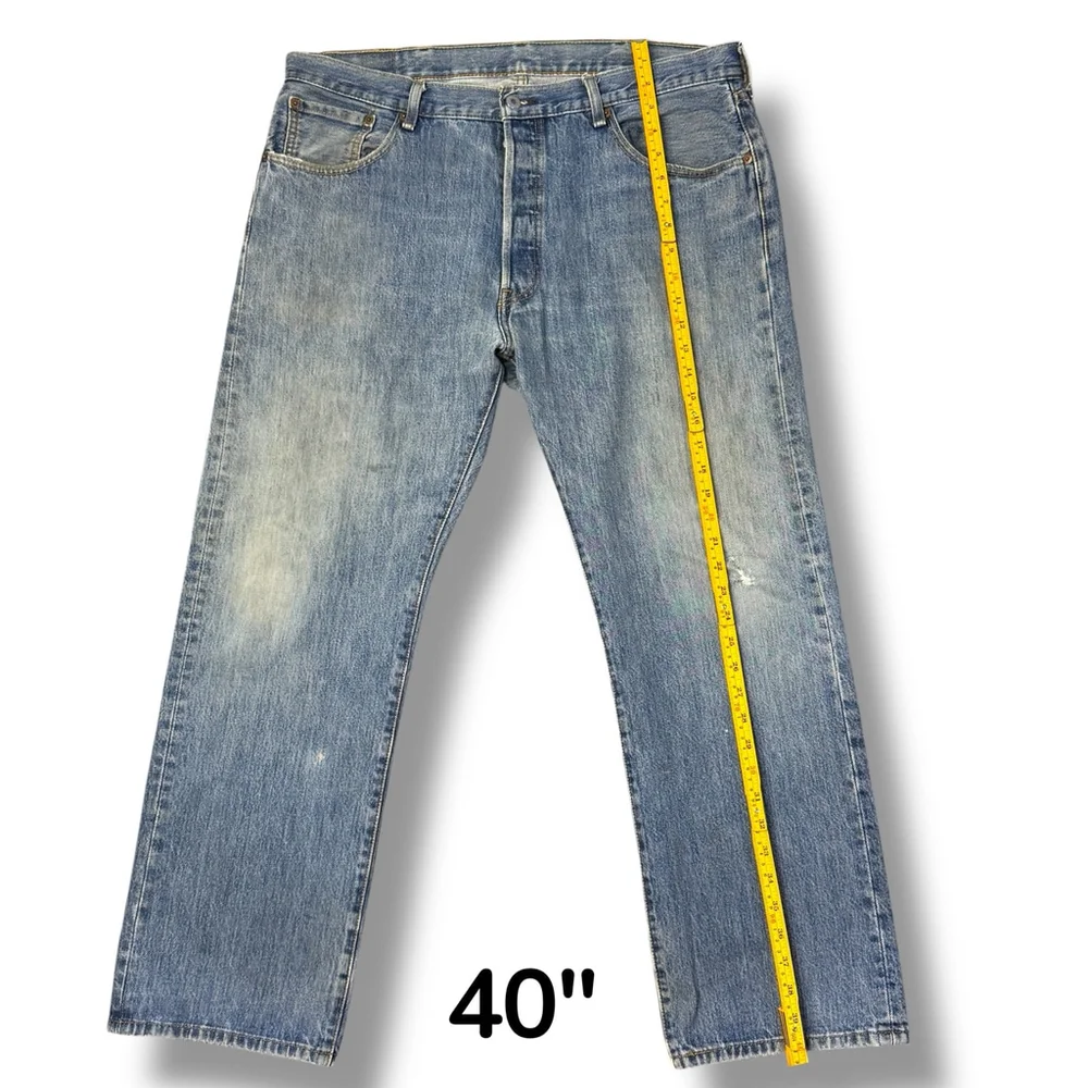 Levi's 501 Jeans 38x30 Blue Straight Leg Denim Vintage